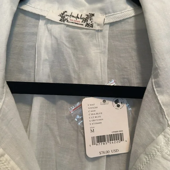 NWT Free People Heat of the Night Shirt - Picture 5 of 6